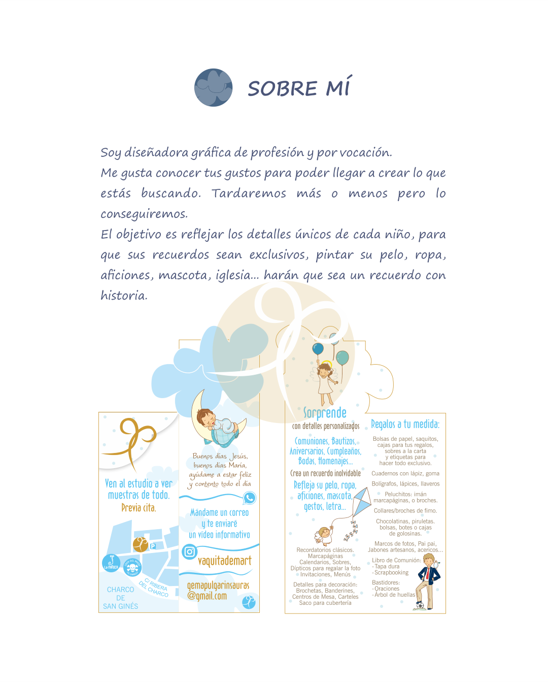 Diseños de comunión personalizados